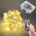 8 modes d&#39;éclairage de vacances 100LED fil de cuivre étanche extérieur guirlande lumineuse pour la décoration de Noël